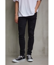 AZUL by moussy | AZUL DENIM リペアスキニー(デニムパンツ)