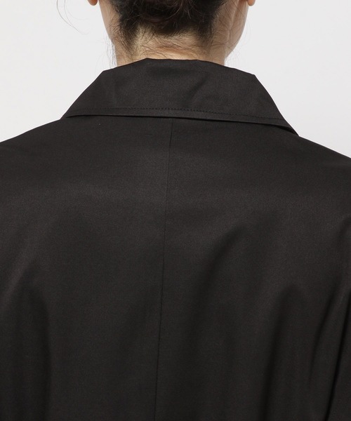 saloon（サルーン）の「SALOON(サルーン)/グロスツイルトレンチジレベスト（ベスト・レディース・ベージュ/ブラック・FREE）」の5枚目の写真