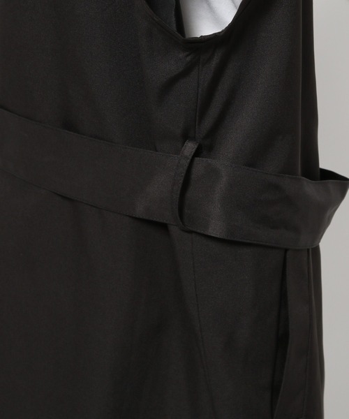 saloon（サルーン）の「SALOON(サルーン)/グロスツイルトレンチジレベスト（ベスト・レディース・ベージュ/ブラック・FREE）」の8枚目の写真