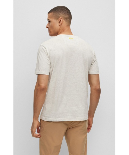 HUGO BOSS◆ロゴ グラフィティ アートワーク コットンTシャツ Hugo Boss】BOSS グラフィック ロゴ コットン Tシャツ