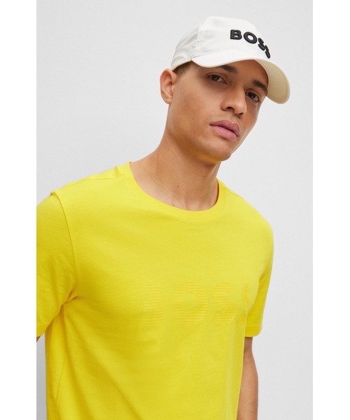 BOSS(ボス)の「ロゴアート ワークコットンジャージー Tシャツ(Tシャツ/カットソー・メンズ・ダークブルー/グレー/ライトグレー/イエロー・XL/XXL/M/S/L/XXXL)」の19枚目の写真