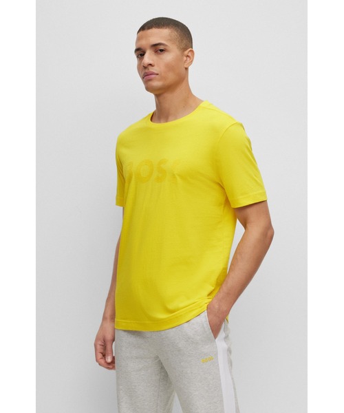 BOSS(ボス)の「ロゴアート ワークコットンジャージー Tシャツ(Tシャツ/カットソー・メンズ・ダークブルー/グレー/ライトグレー/イエロー・XL/XXL/M/S/L/XXXL)」の20枚目の写真