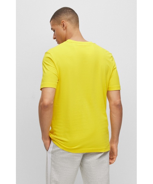 HUGO BOSS◆ロゴ グラフィティ アートワーク コットンTシャツ HUGO - コットンジャージー Tシャツ ハートアートワーク - ブラック