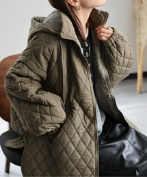 ap retro | キルティング2WAYブルゾン/パディングブルゾン【袖部分取り外し可能】(ダウンジャケット/コート)