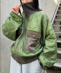 etsinta | 【etsinta/エシンタ】リメイクスタンドカラーZIPブルゾン(ブルゾン)