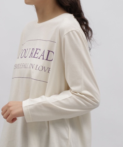 LAKOLE(ラコレ)の「ロゴプリントT / 977352(Tシャツ/カットソー・レディース・グレー/ブラック/ブルー/オフホワイト・MEDIUM/SMALL)」の11枚目の写真