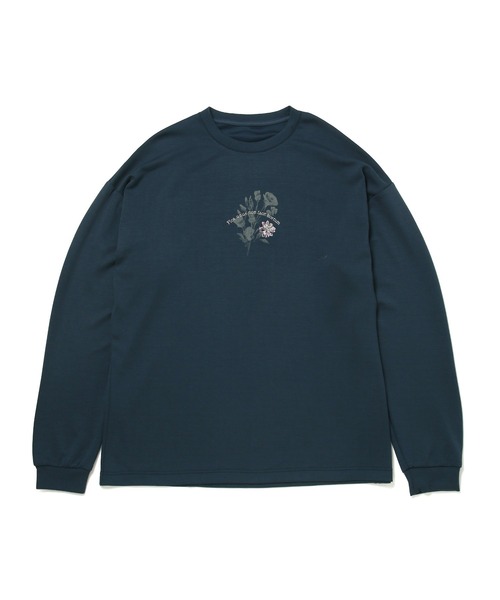 JUNRED（ジュンレッド）の「フラワー刺繍ロングスリーブTシャツ（Tシャツ/カットソー・メンズ・ホワイト/グリーン/ブラック・L/M/S）」の14枚目の写真