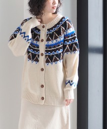 cepo | キュウシン柄クルーネックカーディガン(カーディガン/ボレロ)