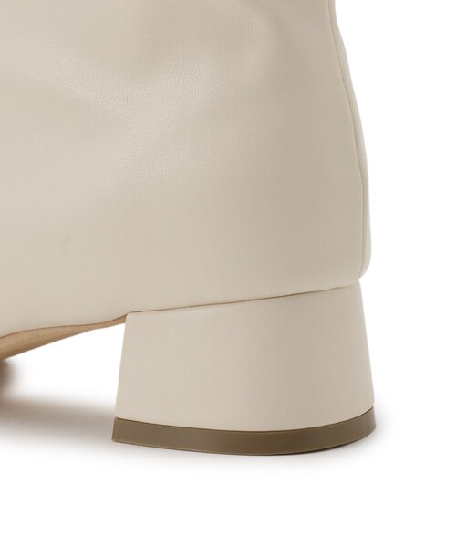 ESPERANZA（エスペランサ）の「◆スクエアトゥストレッチショートブーツ【ESPERANZA_blanca】（ブーツ・レディース・アイボリー/ブラック・L/M/LL/S）」の13枚目の写真