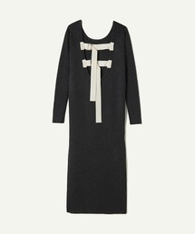 leinwande（ラインヴァンド）の「Belted Knit Dress（ワンピース