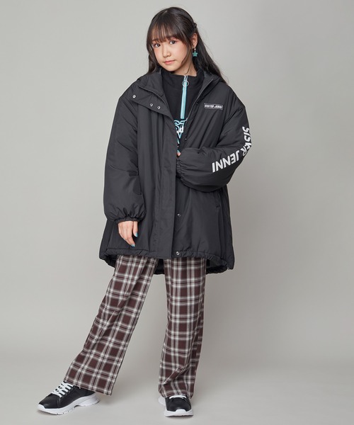 SISTER JENNI(SISTER JENNI)の「【はっ水加工】【軽量】中綿モンスターコート(その他アウター・キッズ・ブラック/グレー・160cm/140cm/130cm/150cm)」の4枚目の写真