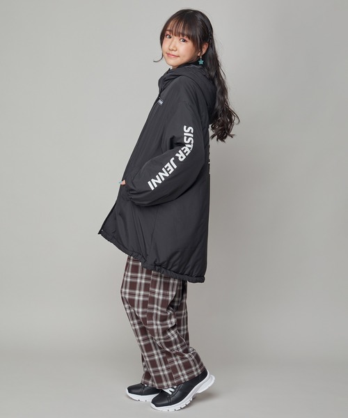 SISTER JENNI(SISTER JENNI)の「【はっ水加工】【軽量】中綿モンスターコート(その他アウター・キッズ・ブラック/グレー・160cm/140cm/130cm/150cm)」の8枚目の写真