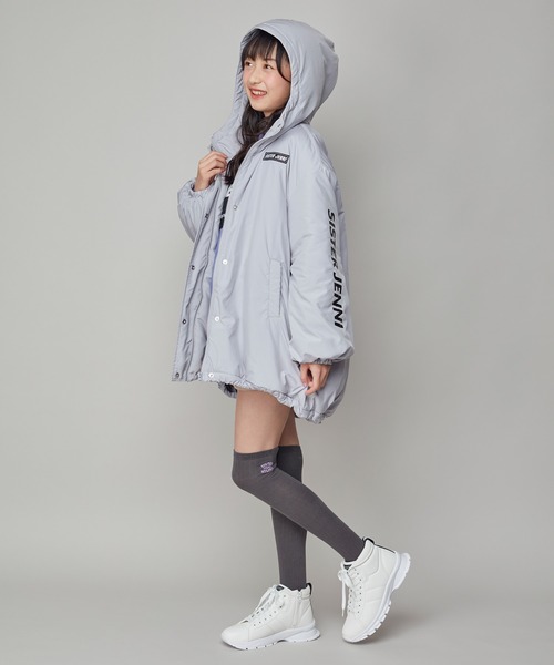 SISTER JENNI(SISTER JENNI)の「【はっ水加工】【軽量】中綿モンスターコート(その他アウター・キッズ・ブラック/グレー・160cm/140cm/130cm/150cm)」の18枚目の写真