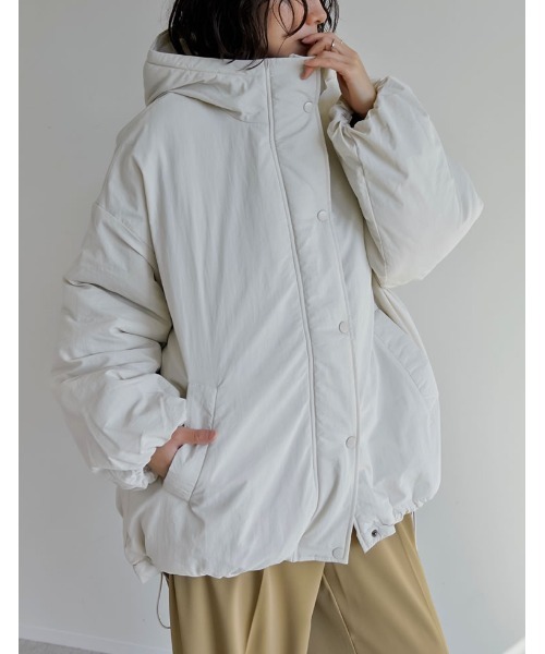 セール】[HITアウター][低身長サイズ有]中綿入りオーバーサイズ