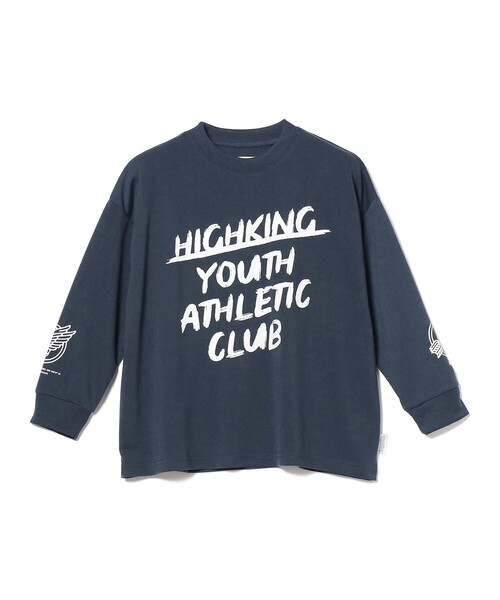 highking(ハイキング)の「highking / youth ロングスリーブ Tシャツ 24(100~120cm )(Tシャツ/カットソー・キッズ・ブラック/ネイビー・110/100)」の7枚目の写真