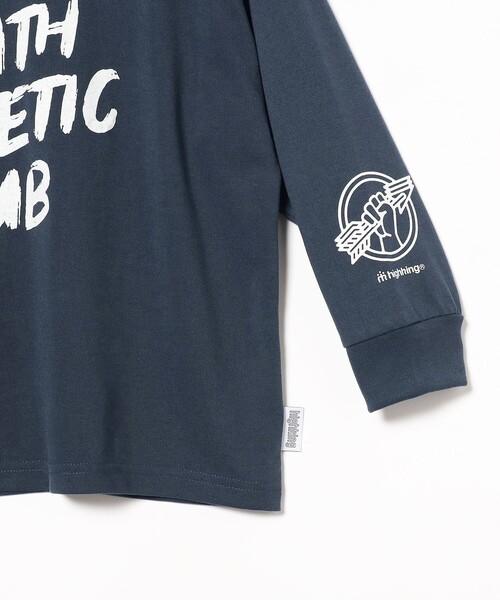 highking(ハイキング)の「highking / youth ロングスリーブ Tシャツ 24(100~120cm )(Tシャツ/カットソー・キッズ・ブラック/ネイビー・110/100)」の9枚目の写真