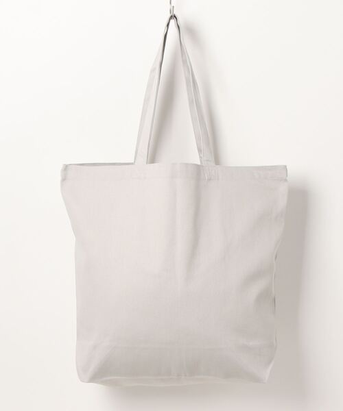 emesuelee(エメスーリー)の「レギュラーキャンバストートバッグ L(トートバッグ・レディース・レッド/ブルー/ライトグレー/オリーブ/ベージュ系2/ベージュ系3/ブラック系1/モカ/ベージュ系1/ベージュ系4/ブラック/ナチュラル/パープル/ネイビー/スモークピンク/ピンク/マスタード/ミント/カーキ/グリーン・L)」の4枚目の写真