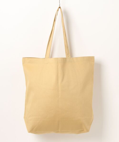 emesuelee(エメスーリー)の「レギュラーキャンバストートバッグ L(トートバッグ・レディース・レッド/ブルー/ライトグレー/オリーブ/ベージュ系2/ベージュ系3/ブラック系1/モカ/ベージュ系1/ベージュ系4/ブラック/ナチュラル/パープル/ネイビー/スモークピンク/ピンク/マスタード/ミント/カーキ/グリーン・L)」の1枚目の写真