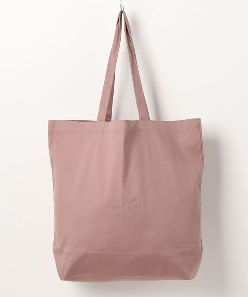 emesuelee(エメスーリー)の「レギュラーキャンバストートバッグ L(トートバッグ・レディース・レッド/ブルー/ライトグレー/オリーブ/ベージュ系2/ベージュ系3/ブラック系1/モカ/ベージュ系1/ベージュ系4/ブラック/ナチュラル/パープル/ネイビー/スモークピンク/ピンク/マスタード/ミント/カーキ/グリーン・L)」の21枚目の写真