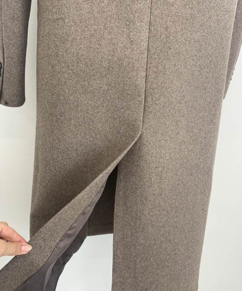 Mela(メラ)の「SLIM LONG CHESTER COAT(チェスターコート・レディース・ブラック/ベージュ・FREE)」の17枚目の写真