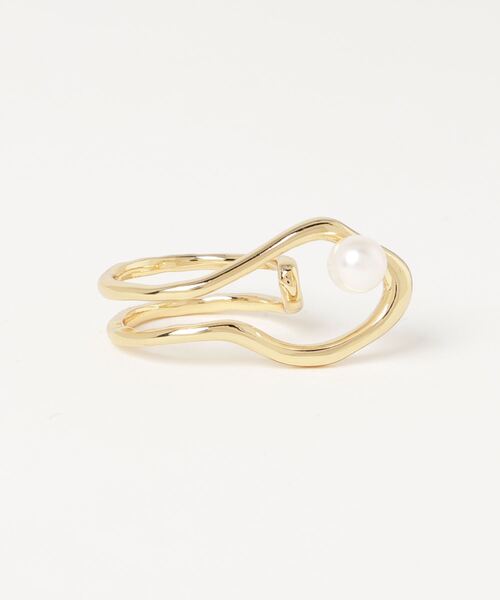 Nothing And Others（ナッシングアンドアザーズ）の「Nothing And Others/ナッシングアンドアザーズ/Stickout peal Ring（リング・レディース・シルバー/ゴールド・F）」の8枚目の写真