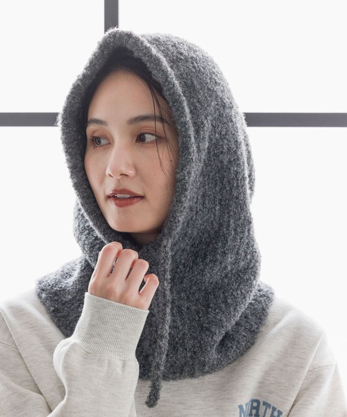 LAKOLE（ラコレ）の「ブークレーバラクラバ / 983993（ネックウォーマー/スヌード・レディース・キャメル/グレー/アイボリー・FREE）」の14枚目の写真