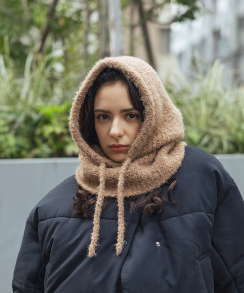 LAKOLE（ラコレ）の「ブークレーバラクラバ / 983993（ネックウォーマー/スヌード・レディース・キャメル/グレー/アイボリー・FREE）」の15枚目の写真