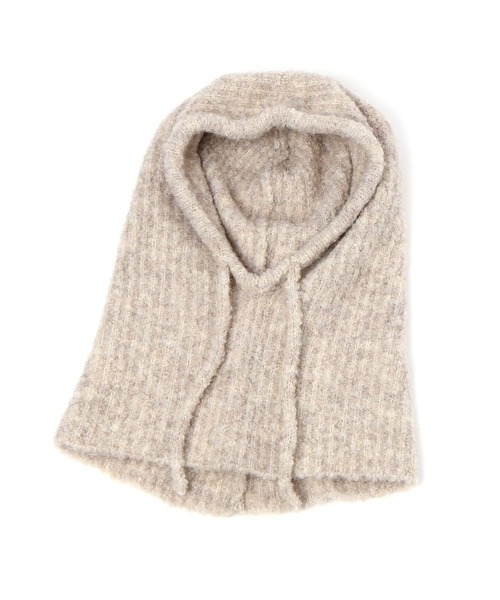 LAKOLE（ラコレ）の「ブークレーバラクラバ / 983993（ネックウォーマー/スヌード・レディース・キャメル/グレー/アイボリー・FREE）」の4枚目の写真