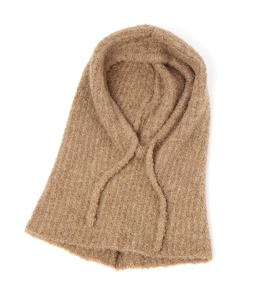 LAKOLE（ラコレ）の「ブークレーバラクラバ / 983993（ネックウォーマー/スヌード・レディース・キャメル/グレー/アイボリー・FREE）」の5枚目の写真