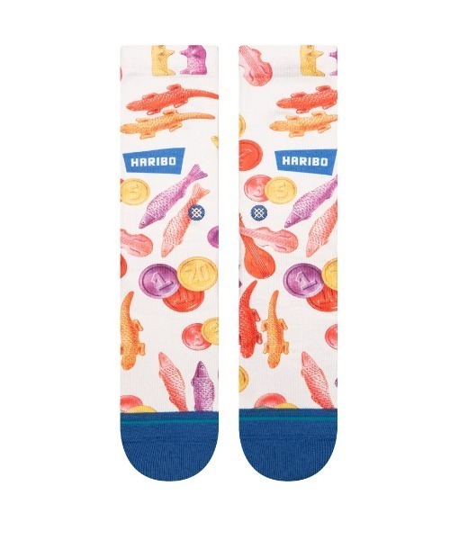 STANCE（スタンス）の「STANCE/スタンス ソックス HARIBO(ハリボー)コラボモデル HARIBO A555D23HAR（ソックス/靴下・メンズ・マルチ・S/L）」の3枚目の写真