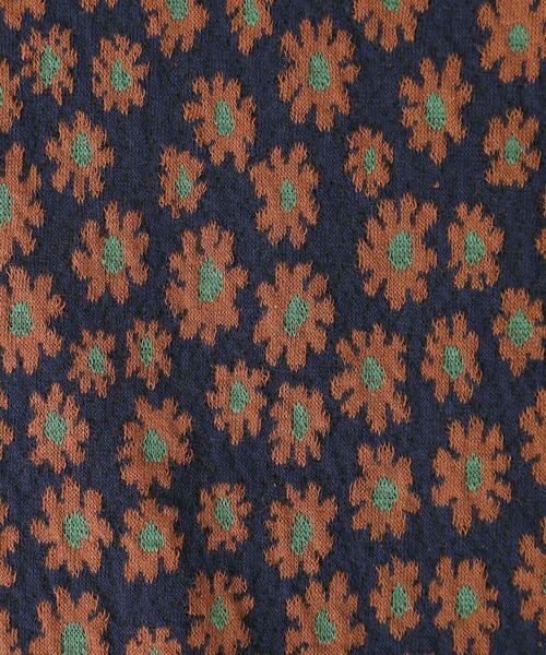 osharewalker（オシャレウォーカー）の「【廃盤】【ZOZO限定】『レトロフラワージャカードニットカーディガン』（カーディガン/ボレロ・レディース・ブラウン/グリーン・FREE）」の6枚目の写真