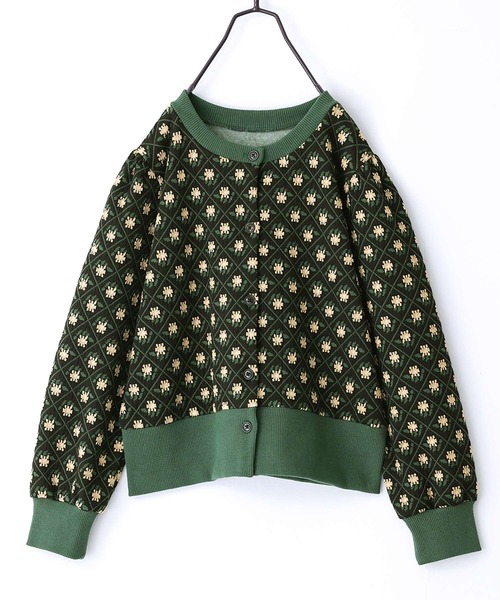 osharewalker（オシャレウォーカー）の「【廃盤】【ZOZO限定】『レトロフラワージャカードニットカーディガン』（カーディガン/ボレロ・レディース・ブラウン/グリーン・FREE）」の19枚目の写真