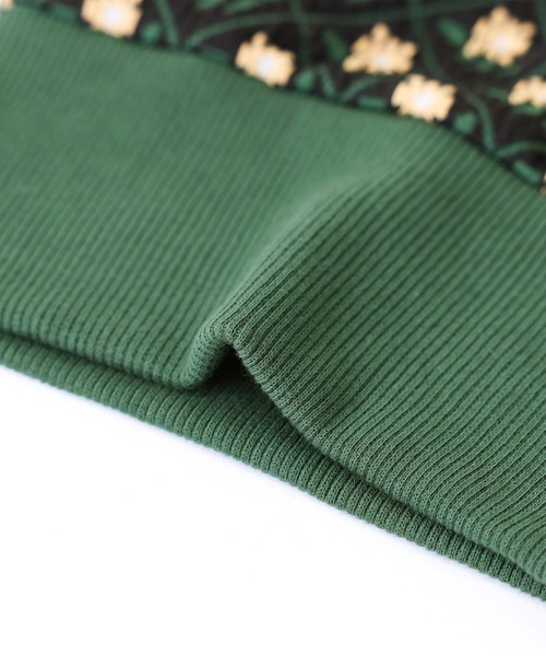 osharewalker（オシャレウォーカー）の「【廃盤】【ZOZO限定】『レトロフラワージャカードニットカーディガン』（カーディガン/ボレロ・レディース・ブラウン/グリーン・FREE）」の17枚目の写真