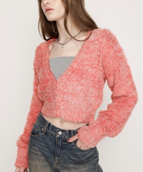 SLY（スライ）の「MINKY CROPPED COMPACT C/D ミンキー クロップド