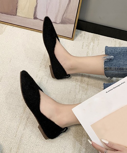 Miniministore(ミニミニストア)の「パンプス レディース 靴 シューズ 浅口(パンプス・レディース・ブラック/ダークベージュ/アイボリー・23.5cm/24.5cm/25.0cm/23.0cm/22.5cm/24.0cm)」の10枚目の写真