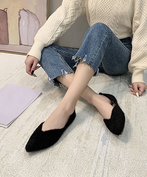 Miniministore(ミニミニストア)の「パンプス レディース 靴 シューズ 浅口(パンプス・レディース・ブラック/ダークベージュ/アイボリー・23.5cm/24.5cm/25.0cm/23.0cm/22.5cm/24.0cm)」の11枚目の写真