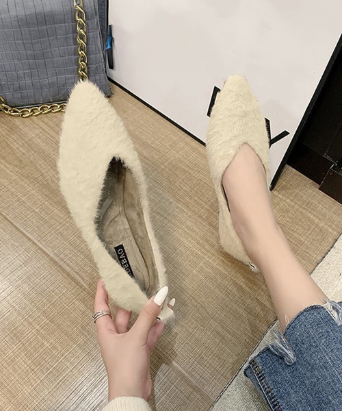 Miniministore(ミニミニストア)の「パンプス レディース 靴 シューズ 浅口(パンプス・レディース・ブラック/ダークベージュ/アイボリー・23.5cm/24.5cm/25.0cm/23.0cm/22.5cm/24.0cm)」の20枚目の写真