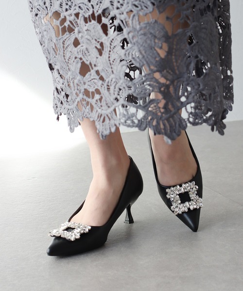ビジューモチーフパンプス（パンプス）｜BLUEEAST（ブルーイースト）