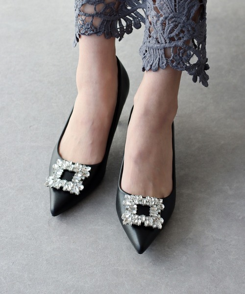 ビジューモチーフパンプス（パンプス）｜BLUEEAST（ブルーイースト）