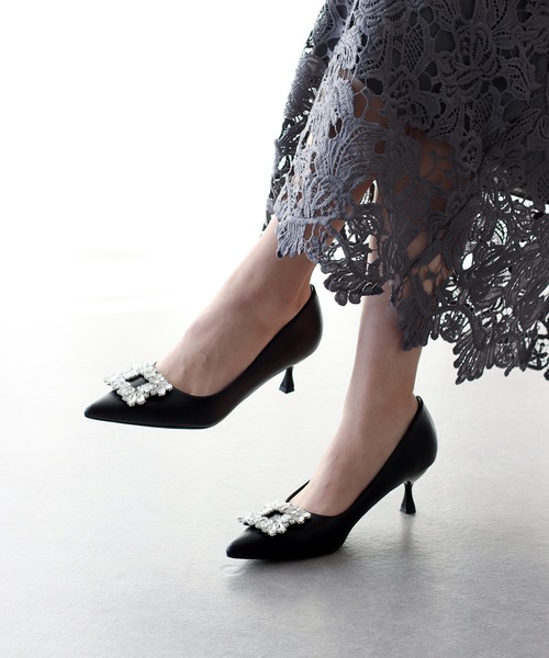 ビジューモチーフパンプス（パンプス）｜BLUEEAST（ブルーイースト）