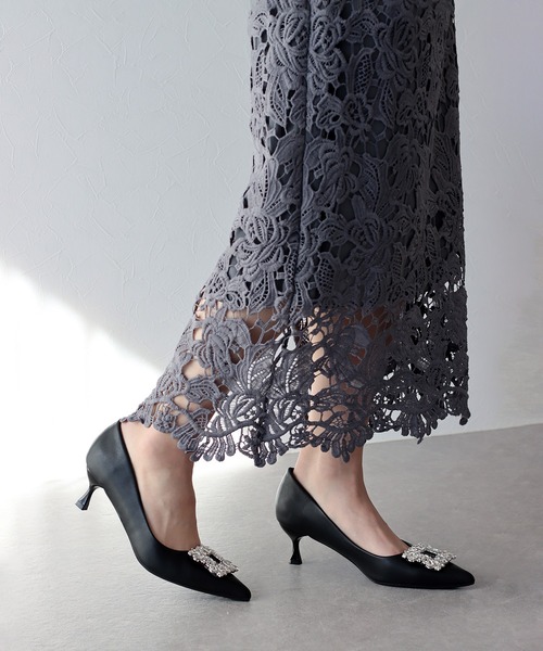 ビジューモチーフパンプス（パンプス）｜BLUEEAST（ブルーイースト）