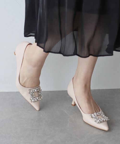 ビジューモチーフパンプス（パンプス）｜BLUEEAST（ブルーイースト）