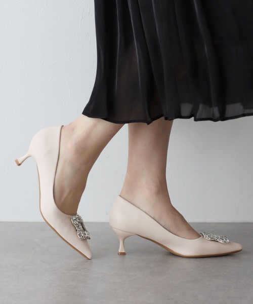 ビジューモチーフパンプス（パンプス）｜BLUEEAST（ブルーイースト）