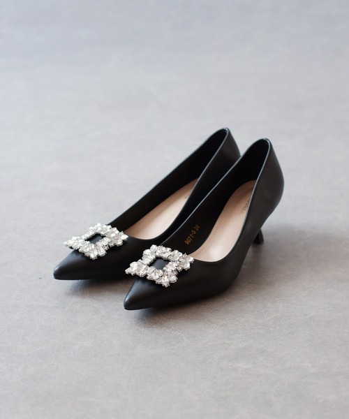ビジューモチーフパンプス（パンプス）｜BLUEEAST（ブルーイースト）