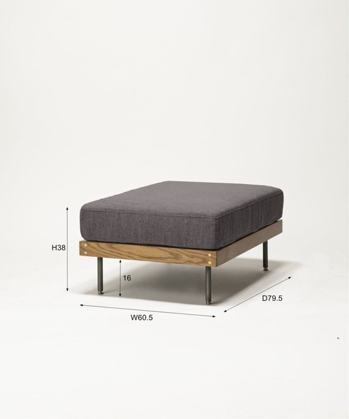 LILLE OTTOMAN リルオットマン グレー 2ND（家具）｜journal standard