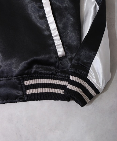 ACE(エース)の「ACE スカジャン(スカジャン・メンズ・カーキ/ブラック×シルバー/ブラック系その他/ピンク/ブラック×ゴールド/ブルー・M/L/LL)」の20枚目の写真