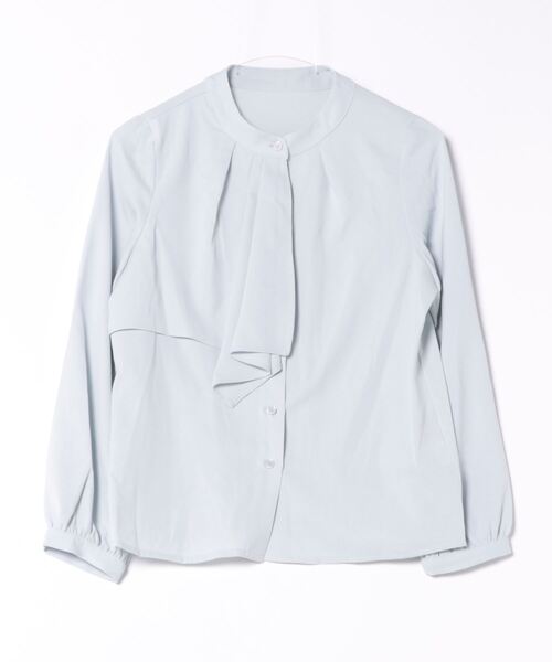 DRESS LAB(ドレスラボ)の「【手洗い可能】タックボウタイブラウス(シャツ/ブラウス・レディース・ホワイト/ピンクベージュ/ブルー・M/S/LL/L)」の20枚目の写真