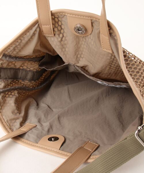 SPRUCE(スプルース)の「<SPRUCE/スプルス>ミケーネ2WAYトートバッグ(トートバッグ・レディース・ブルー/ブラック/ベージュ/グレー・ONE SIZE)」の8枚目の写真