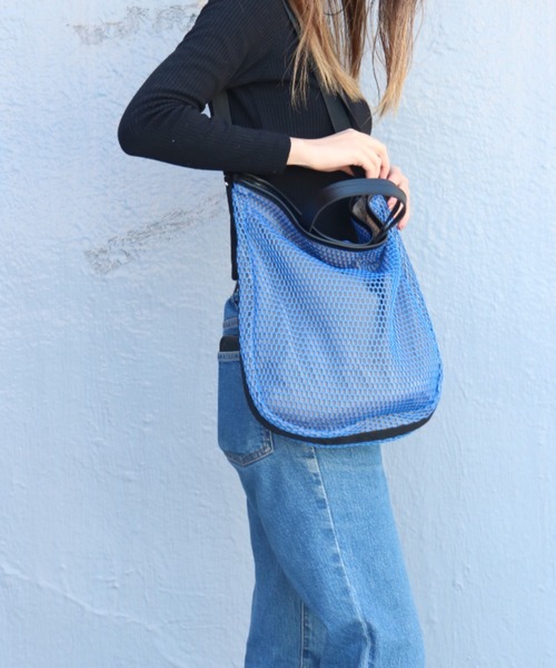 SPRUCE(スプルース)の「<SPRUCE/スプルス>ミケーネ2WAYトートバッグ(トートバッグ・レディース・ブルー/ブラック/ベージュ/グレー・ONE SIZE)」の2枚目の写真