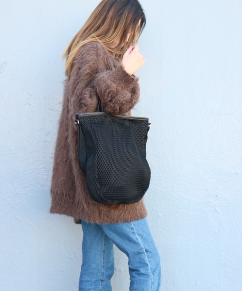 SPRUCE(スプルース)の「<SPRUCE/スプルス>ミケーネ2WAYトートバッグ(トートバッグ・レディース・ブルー/ブラック/ベージュ/グレー・ONE SIZE)」の14枚目の写真